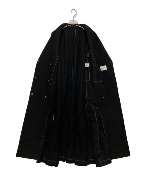 Ameri（アメリ）Ameri (アメリ) ベルトフレアロングコート ブラック サイズ:Sの古着・服飾アイテム