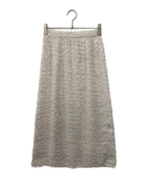 23区（ニジュウサンク）23区 (ニジュウサンク) アリーカットジャカード スカート アイボリー サイズ:SIZE 76cm(W30)の古着・服飾アイテム