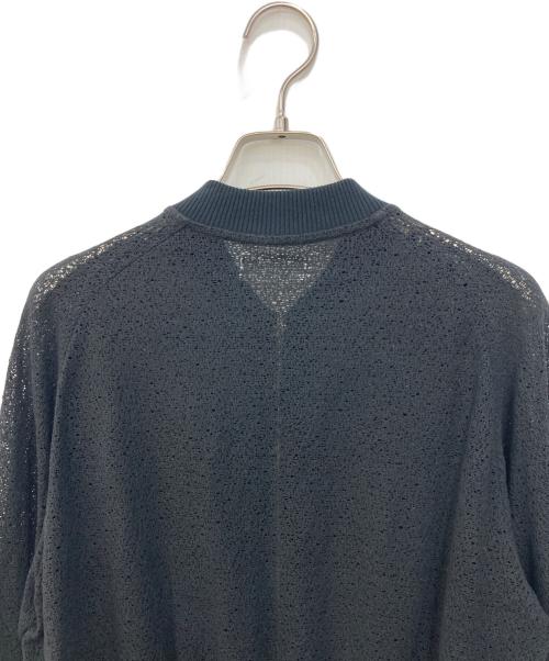 MACPHEE（マカフィー）MACPHEE (マカフィー) リンクルレース ジップアップブルゾン ブラック サイズ:SIZE 36の古着・服飾アイテム