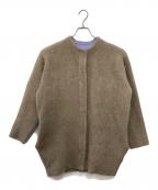 ELENDEEKエレンディーク）の古着「RACCOON MIX WCD カーディガン」｜ベージュ