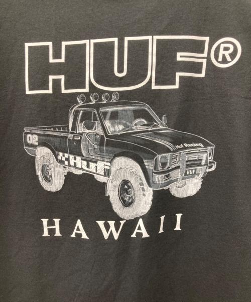 HUF（ハフ）HUF (ハフ) プリントTシャツ ブラック サイズ:L 未使用品の古着・服飾アイテム