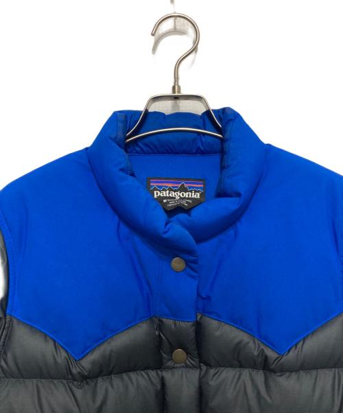 Patagonia（パタゴニア）Patagonia (パタゴニア) ビビーダウンジャケット ブルー×ネイビー サイズ:Mの古着・服飾アイテム