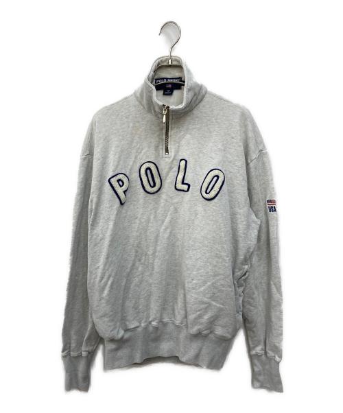 POLO SPORT（ポロスポーツ）POLO SPORT (ポロスポーツ) ハーフジップスウェット グレー サイズ:Mの古着・服飾アイテム