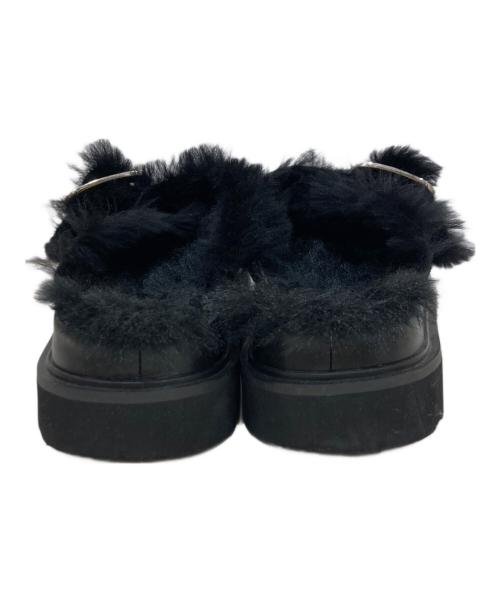 MOHI（モヒ）MOHI (モヒ) ファーサンダル ブラック サイズ:37の古着・服飾アイテム