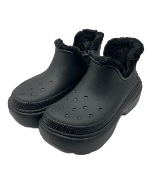 crocs（クロックス）crocs (クロックス) STOMP LINED SHORTY BOOT　ストンプラインドショーティーブーツ ブラック サイズ:25㎝の古着・服飾アイテム
