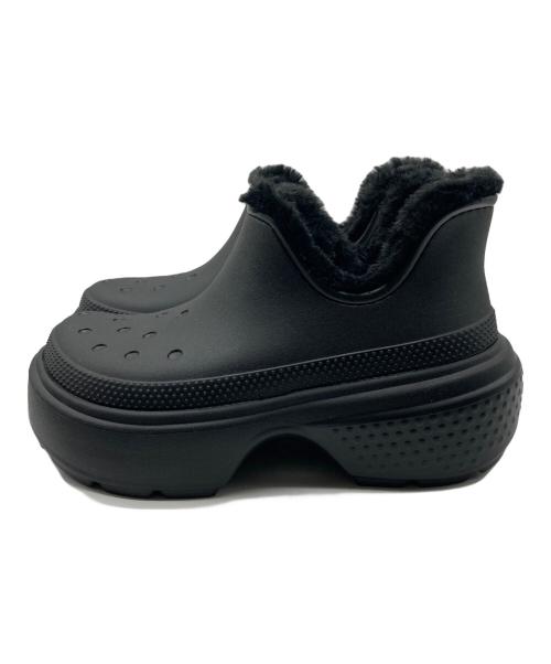 crocs（クロックス）crocs (クロックス) STOMP LINED SHORTY BOOT　ストンプラインドショーティーブーツ ブラック サイズ:25㎝の古着・服飾アイテム