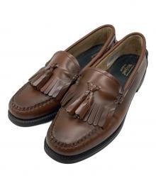 G.H.BASS（ジーエイチバス）の古着「キルトタッセルローファー」｜ブラウン