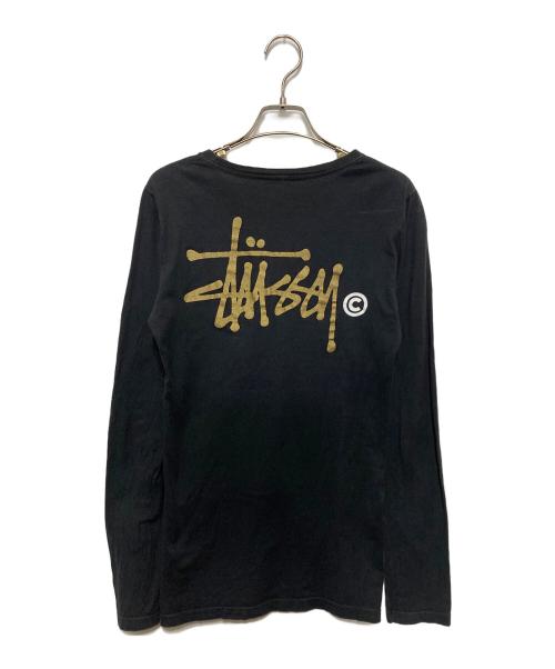 stussy（ステューシー）stussy (ステューシー) ロングスリーブカットソー ブラック サイズ:Mの古着・服飾アイテム