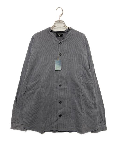 REMILLA（レミーラ）REMILLA (レミーラ) 6.6ozヒッコリーシャツ グレー サイズ:XLの古着・服飾アイテム