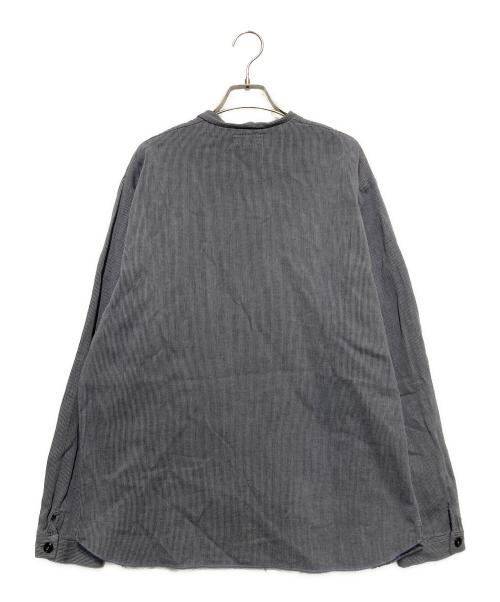 REMILLA（レミーラ）REMILLA (レミーラ) 6.6ozヒッコリーシャツ グレー サイズ:XLの古着・服飾アイテム