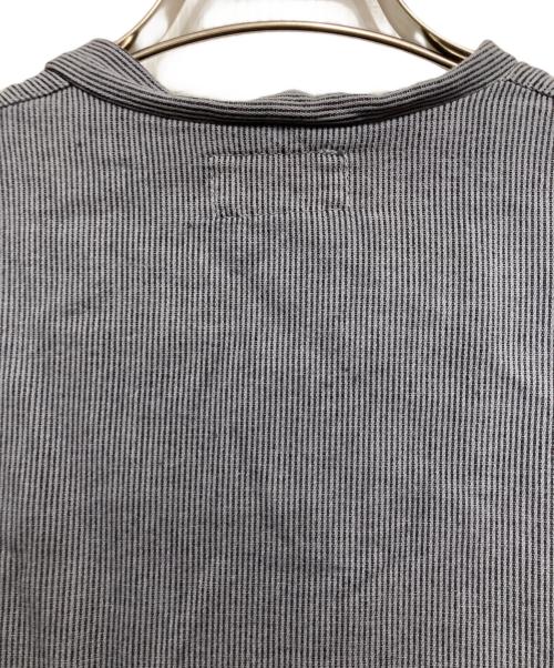 REMILLA（レミーラ）REMILLA (レミーラ) 6.6ozヒッコリーシャツ グレー サイズ:XLの古着・服飾アイテム