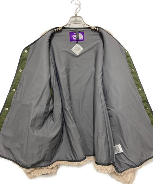 THE NORTHFACE PURPLELABEL（ザ・ノースフェイス パープルレーベル）THE NORTHFACE PURPLELABEL (ザ・ノースフェイス パープルレーベル) Wool Boa Fleece Field Cardigan ベージュ サイズ:XLの古着・服飾アイテム