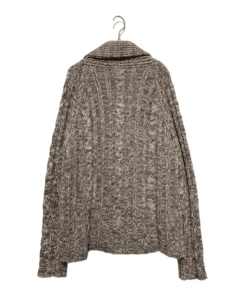 ETRO（エトロ）ETRO (エトロ) カシミヤショールカラーカーディガン グレー サイズ:XXLの古着・服飾アイテム
