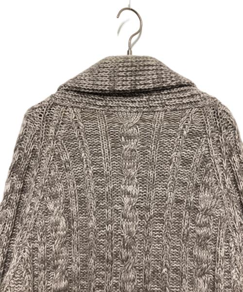 ETRO（エトロ）ETRO (エトロ) カシミヤショールカラーカーディガン グレー サイズ:XXLの古着・服飾アイテム