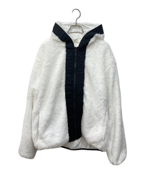 sy32 by sweet years（エスワイサーティトゥバイスィートイヤーズ）SY32 by SWEET YEARS (エスワイサーティトゥバイスィートイヤーズ) boa fleece jacket ホワイト サイズ:Mの古着・服飾アイテム