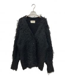 THE TOE（ザ・トゥー）の古着「PIGALLE SHAGGY CARDIGAN」｜ブラック