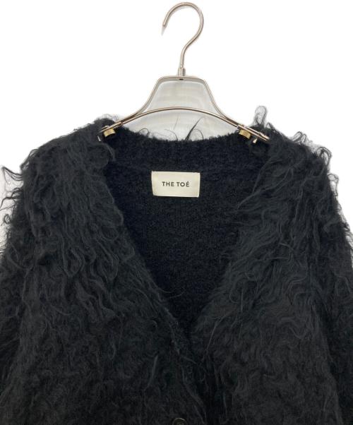 THE TOE（ザ・トゥー）THE TOE (ザ・トゥー) PIGALLE SHAGGY CARDIGAN ブラック サイズ:Mの古着・服飾アイテム