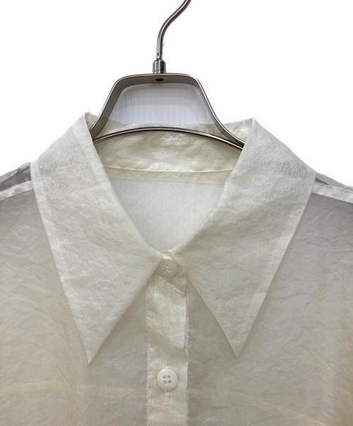 FRAY ID（フレイ アイディー）FRAY ID (フレイ アイディー) ソフトリンクルオルガンシャツ ベージュ サイズ:Freeの古着・服飾アイテム