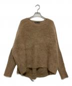 Nobleノーブル）の古着「ファーニットワイドプルオーバー」｜ブラウン
