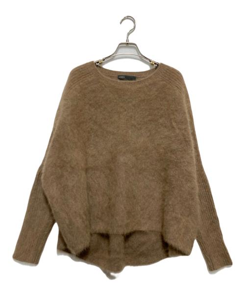 Noble（ノーブル）Noble (ノーブル) ファーニットワイドプルオーバー ブラウン サイズ:不明の古着・服飾アイテム