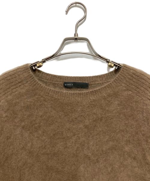 Noble（ノーブル）Noble (ノーブル) ファーニットワイドプルオーバー ブラウン サイズ:不明の古着・服飾アイテム