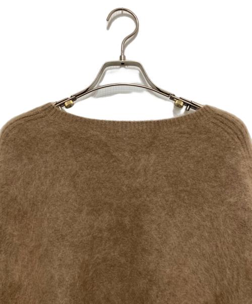 Noble（ノーブル）Noble (ノーブル) ファーニットワイドプルオーバー ブラウン サイズ:不明の古着・服飾アイテム