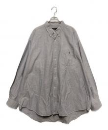 RALPH LAUREN（ラルフローレン）の古着「BIG SHIRT ボタンダウン」｜グレー
