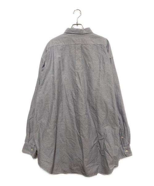 RALPH LAUREN（ラルフローレン）RALPH LAUREN (ラルフローレン) BIG SHIRT ボタンダウン グレー サイズ:XXLの古着・服飾アイテム