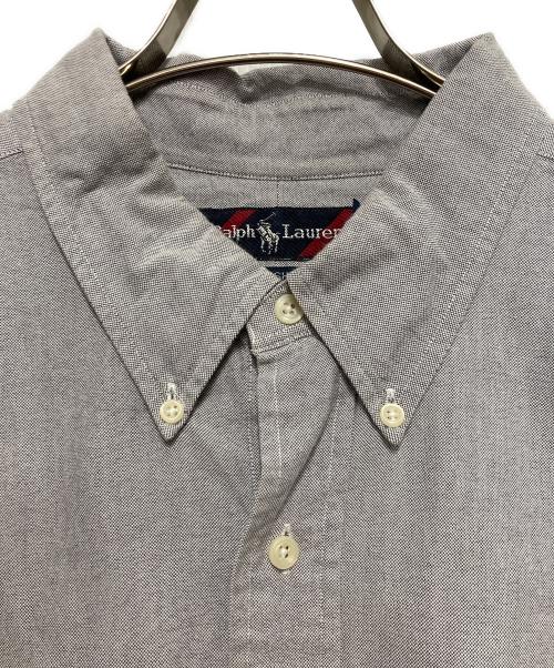 RALPH LAUREN（ラルフローレン）RALPH LAUREN (ラルフローレン) BIG SHIRT ボタンダウン グレー サイズ:XXLの古着・服飾アイテム