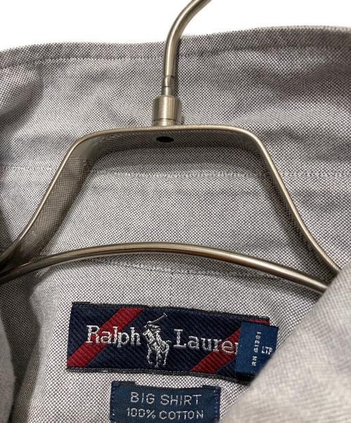 RALPH LAUREN（ラルフローレン）RALPH LAUREN (ラルフローレン) BIG SHIRT ボタンダウン グレー サイズ:XXLの古着・服飾アイテム