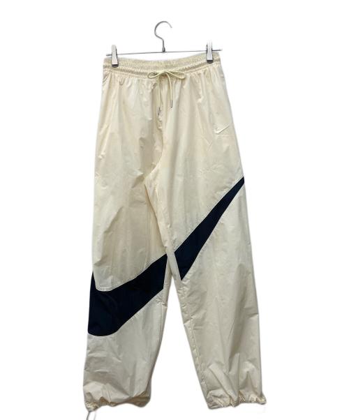 NIKE（ナイキ）NIKE (ナイキ) スウッシュウーブンパンツ ベージュ サイズ:Mの古着・服飾アイテム