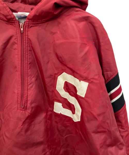 RUSSELL ATHLETIC（ラッセルアスレチック）RUSSELL ATHLETIC (ラッセルアスレチック) ナイロンパーカー レッド サイズ:XLの古着・服飾アイテム