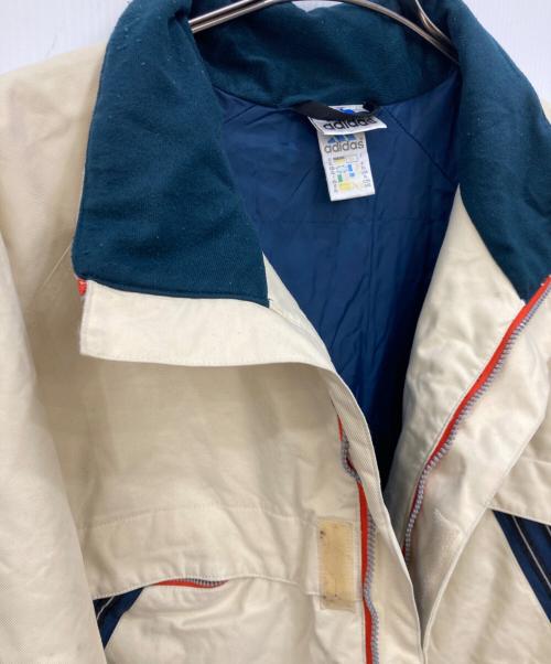 adidas（アディダス）adidas (アディダス) ジップアップジャケット ベージュ サイズ:XLの古着・服飾アイテム