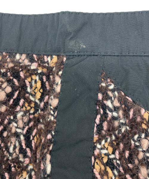 LOUIS VUITTON（ルイ ヴィトン）LOUIS VUITTON (ルイ ヴィトン) サイドリボンツイードスカート ブラウン サイズ:SIZE 36の古着・服飾アイテム