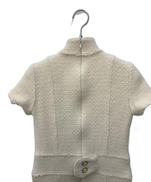 CHANEL（シャネル）CHANEL (シャネル) ツイードワンピース アイボリー サイズ:SIZE 36の古着・服飾アイテム