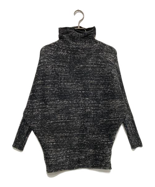 SPECCHIO（スペッチオ）SPECCHIO (スペッチオ) プリーツカットソー ブラック サイズ:SIZE 40の古着・服飾アイテム