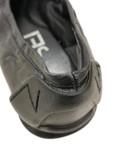 SHISEIDO（シセイドウ）SHISEIDO (シセイドウ) ギャザーバレエシューズ ブラック サイズ:SIZE 37 1/2の古着・服飾アイテム