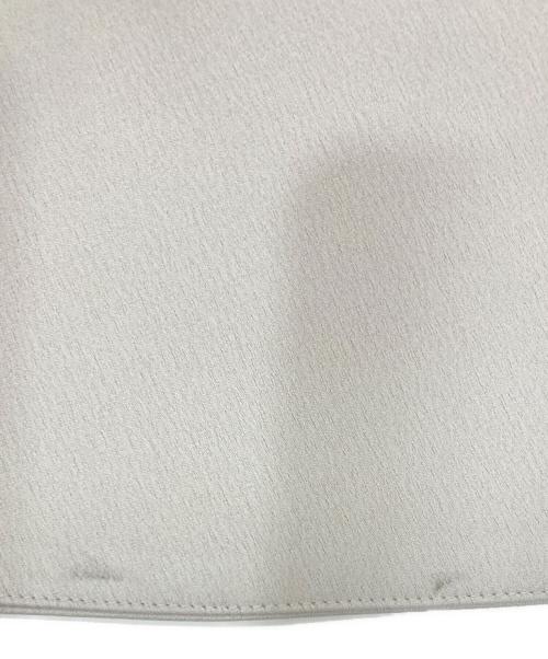 FRAY ID（フレイ アイディー）FRAY ID (フレイ アイディー) サテンフレアスカート ベージュ サイズ:SIZE 0の古着・服飾アイテム