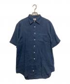 LANVINランバン）の古着「リネンシャツ」｜ネイビー