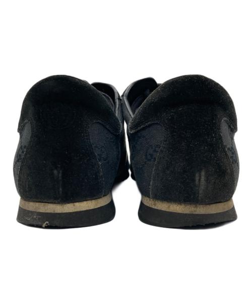GUCCI（グッチ）GUCCI (グッチ) ローカットスニーカー ブラック サイズ:SIZE41の古着・服飾アイテム