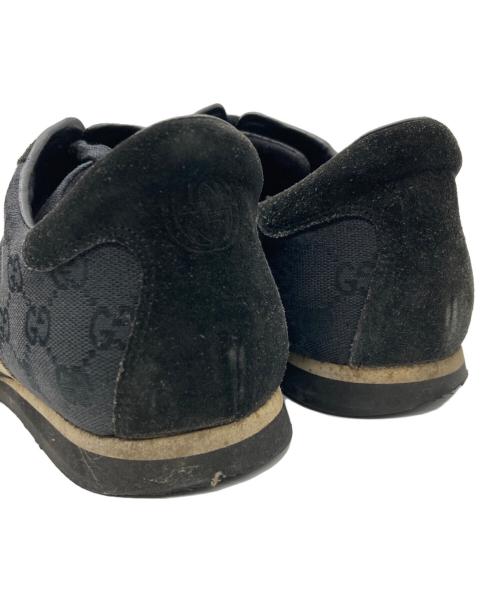 GUCCI（グッチ）GUCCI (グッチ) ローカットスニーカー ブラック サイズ:SIZE41の古着・服飾アイテム