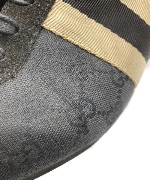 GUCCI（グッチ）GUCCI (グッチ) ローカットスニーカー ブラック サイズ:SIZE41の古着・服飾アイテム