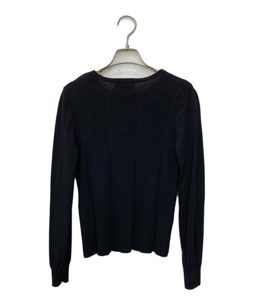 ARMANI EXCHANGE（アルマーニ エクスチェンジ）ARMANI EXCHANGE (アルマーニ エクスチェンジ) リブカットソー ブラック サイズ:Sの古着・服飾アイテム