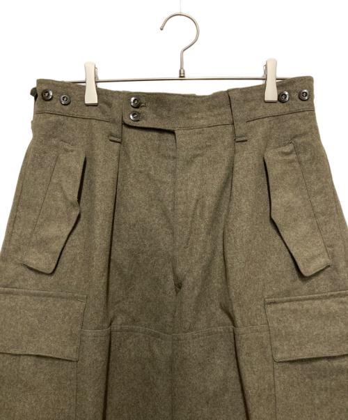 German military（ジャーマンミリタリー）German military (ジャーマンミリタリー) ウールカーゴパンツ カーキ サイズ:不明の古着・服飾アイテム