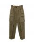 German military（ジャーマンミリタリー）の古着「ウールカーゴパンツ」｜カーキ