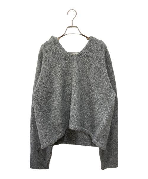 NKNIT（ンニット）NKNIT (ンニット) ニットパーカー グレー サイズ:FREEの古着・服飾アイテム