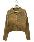 TODAYFULトゥデイフル）の古着「グラーデーションニットシャツ」｜ブラウン