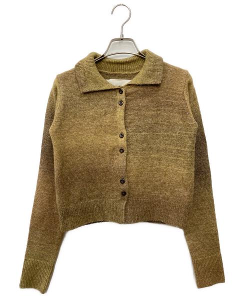 TODAYFUL（トゥデイフル）TODAYFUL (トゥデイフル) グラーデーションニットシャツ ブラウン サイズ:FREEの古着・服飾アイテム