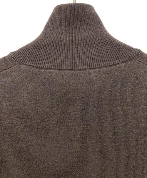 Curensology（カレンソロジー）Curensology (カレンソロジー) ダブルフェイスニットジャケットブルゾン ブラウン サイズ:Freeの古着・服飾アイテム