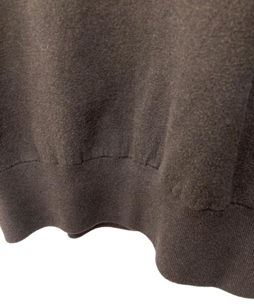 Curensology（カレンソロジー）Curensology (カレンソロジー) ダブルフェイスニットジャケットブルゾン ブラウン サイズ:Freeの古着・服飾アイテム